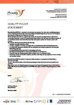 QUALITY STATEMENT POLICY